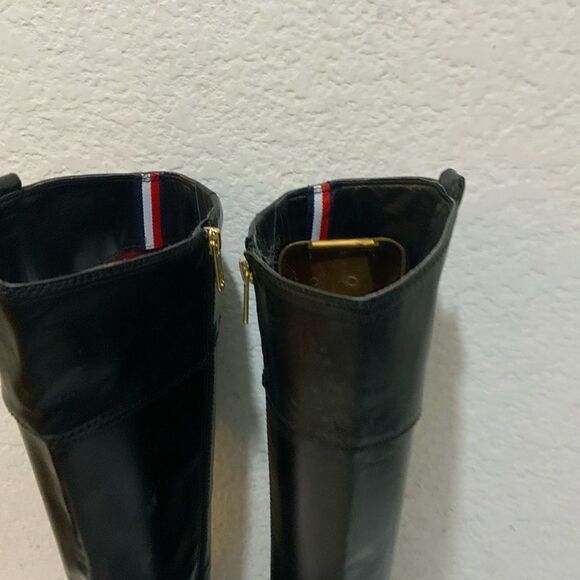 Tommy Hilfiger Women's Shyenne 3 Riding Boot Black Size 7.5 M - Picture 6 of 15